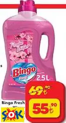BİNGO FRESH YÜZEY TEMİZLEYİCİ 2,5 L BİNGO FRESH YÜZEY TEMİZLEYİCİ 2,5 L